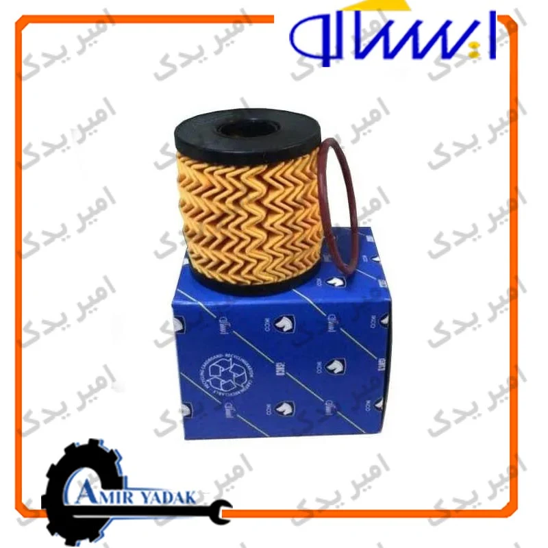 فیلتر روغن کوتاه با اورینگ 206 - 207 - رانا - تارا ( TU5 )